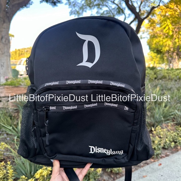 Disneyland Resort Black Large Backpack - Picture 1 of 2
